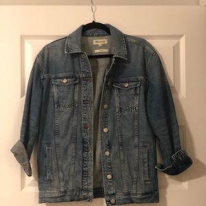Madewell oversized denim jacket